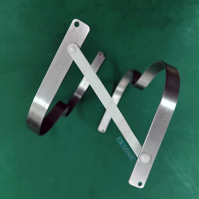 ABS塑料柱子与铝条汽车内饰热铆点焊机